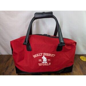 Walt Disney World Red/Black Tote Bag For Travel, Gym, Overnight